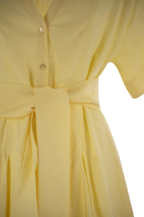 25SS 위켄드막스마라 미디 원피스 2515221033600 002 YELLOW - WEEKEND MAX MARA