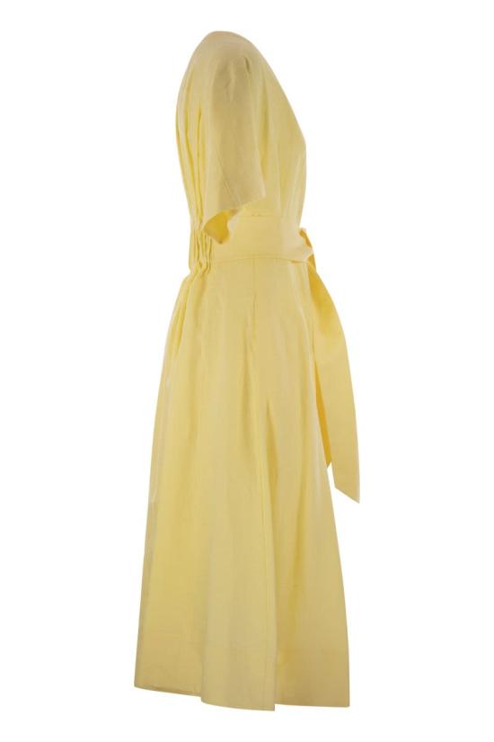 25SS 위켄드막스마라 미디 원피스 2515221033600 002 YELLOW - WEEKEND MAX MARA