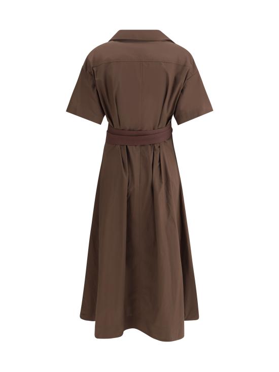 25SS 브루넬로 쿠치넬리 원피스 M0H93A5306 C8705 BROWN - BRUNELLO CUCINELLI