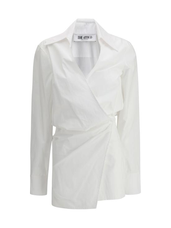 25SS 디 아티코 숏 원피스 250WCA00394CCC052AA 001 WHITE