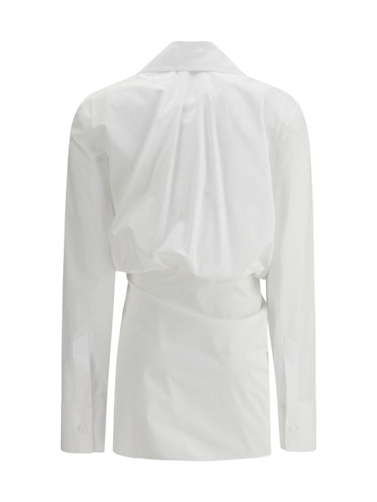 25SS 디 아티코 숏 원피스 250WCA00394CCC052AA 001 WHITE - THE ATTICO