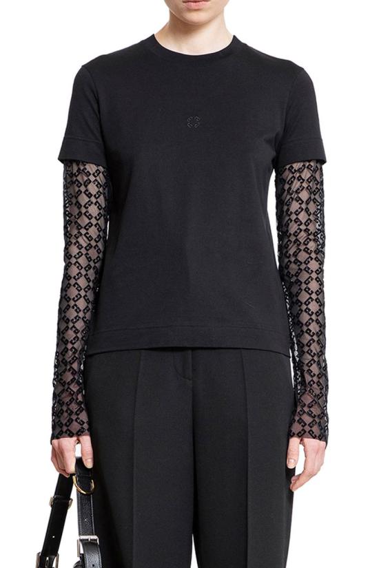 25SS 지방시 긴팔 티셔츠 BW70C920H0 008 Black