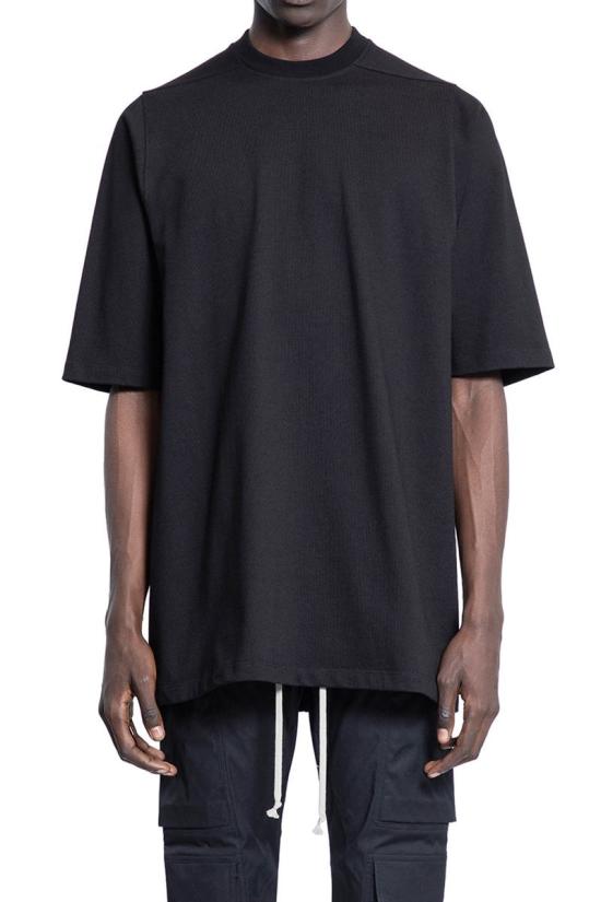 26SS 릭 오웬스 반팔 티셔츠 RU01E5249BA 09 Black