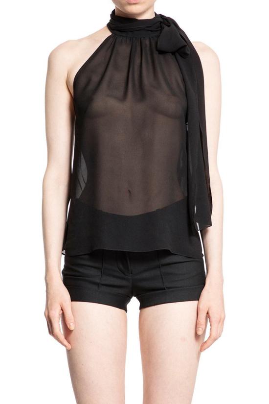 25SS 톰포드 민소매 티셔츠 CA3291FAX852 LB999 Black