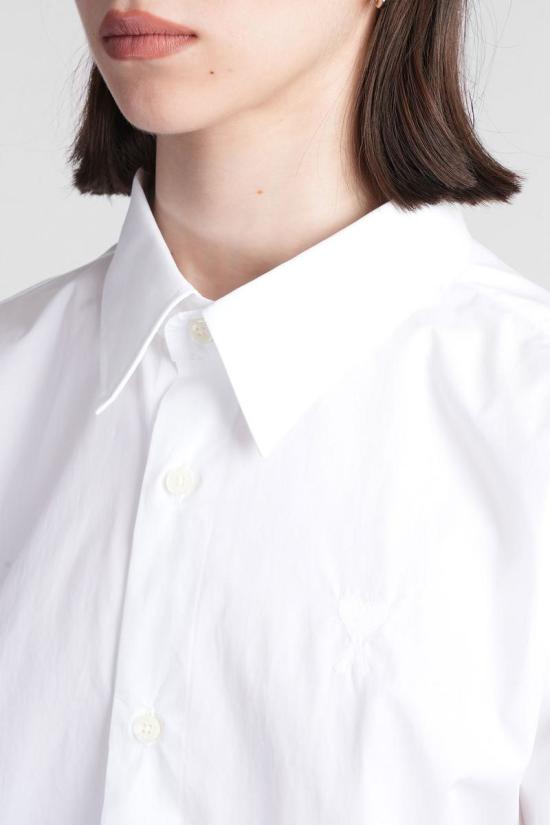 25SS 아미 블라우스 415571 FSH061 CO0097 WHITE - AMI