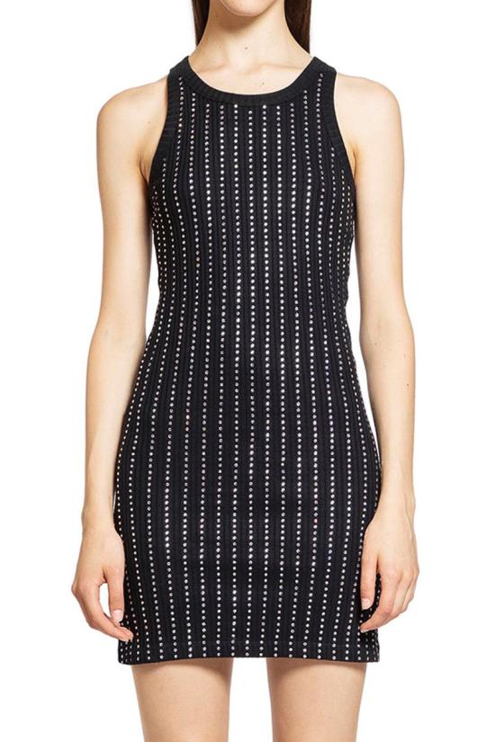 25SS 디 아티코 숏 원피스 250WCW00206JJJ051TR 100 Black