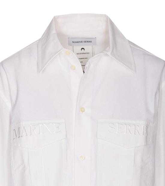 25SS 마린세르 셔츠 USI022AWH20 WHITE - MARINE SERRE