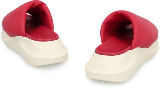 25SS 릭 오웬스 뮬/슬리퍼 RU01D3817LLP 31 RED - RICK OWENS