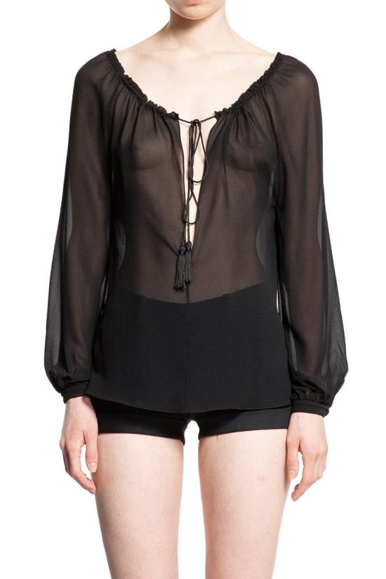 25SS 톰포드 셔츠 TS2091FAX852 LB999 Black