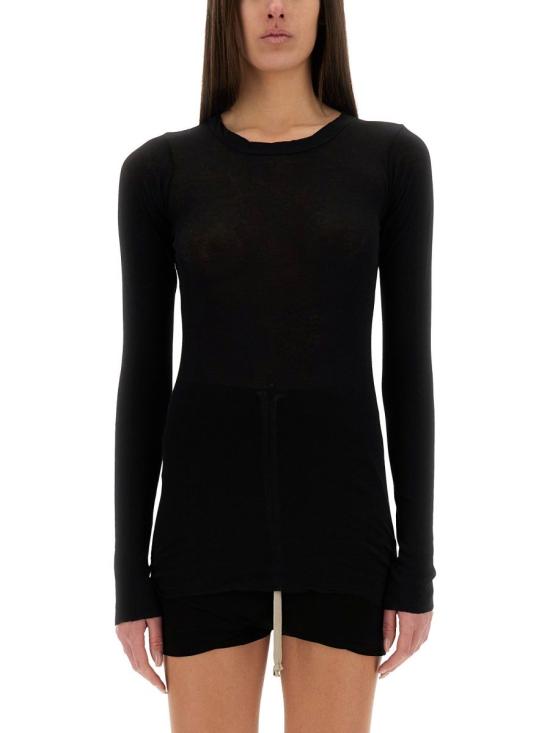 25SS 릭 오웬스 긴팔 티셔츠 RP01E7202MR 09 Black