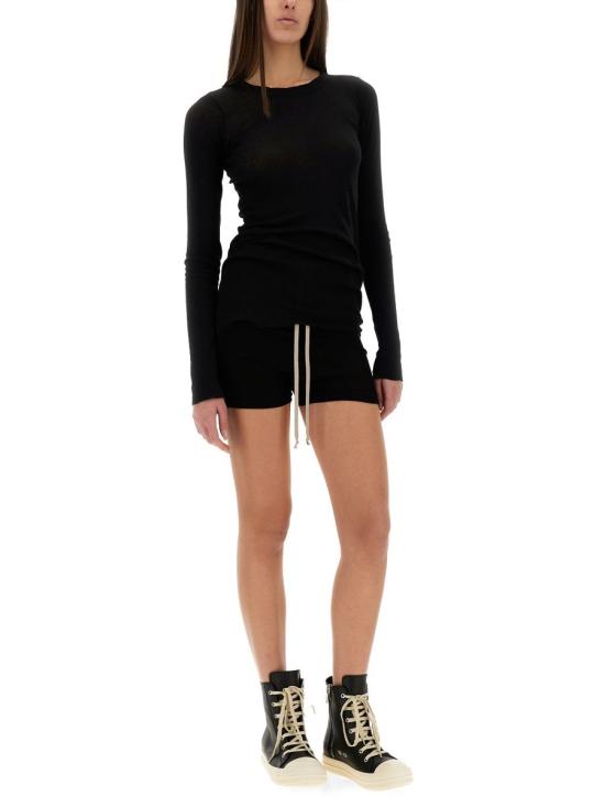 25SS 릭 오웬스 긴팔 티셔츠 RP01E7202MR 09 Black - RICK OWENS