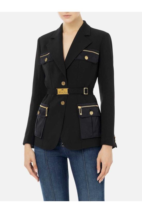 24FW 엘리자베타프랜치 자켓 GI10646E2V820 Black - ELISABETTA FRANCHI