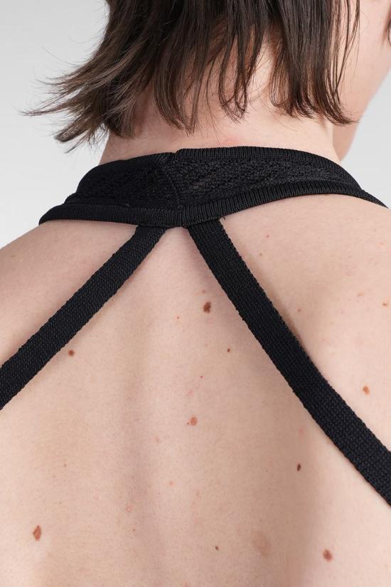 25SS 라니우스 롱 원피스 417577 S5LAWOKD177 Black - LANEUS