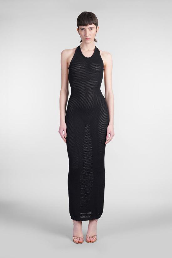 25SS 라니우스 롱 원피스 417577 S5LAWOKD177 Black