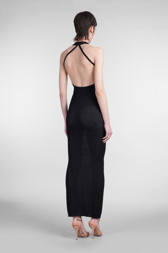 25SS 라니우스 롱 원피스 417577 S5LAWOKD177 Black - LANEUS