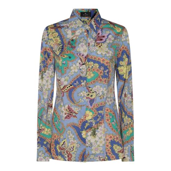 25SS 에트로 블라우스 WRIA002099SAEC7X0886 CLEAR BLUE