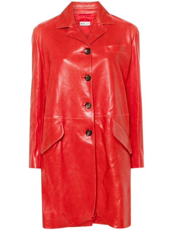 24FW 발리 코트 WLE05E PE056 U3A6 CANDY RED