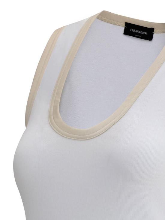 25SS 파비아나 필리피 의류 JED275F606 21 WHITE - FABIANA FILIPPI