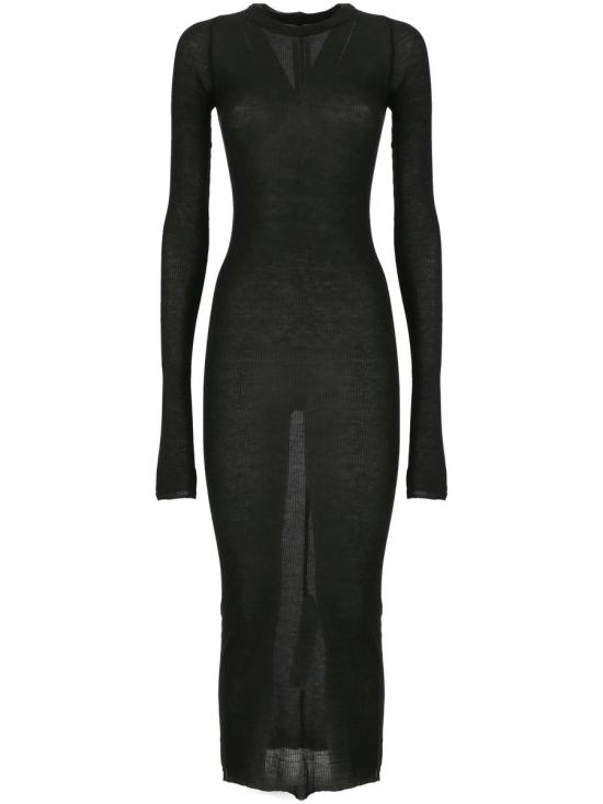 25SS 릭 오웬스 미디 원피스 RP02D3546RC 09 Black