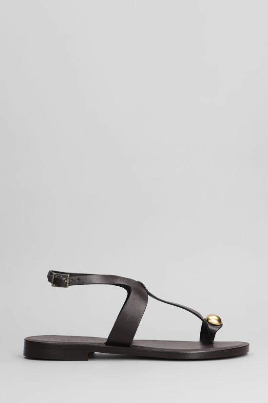 25SS Donnarã¬ 플랫 슈즈 419063 DC11A BROWN