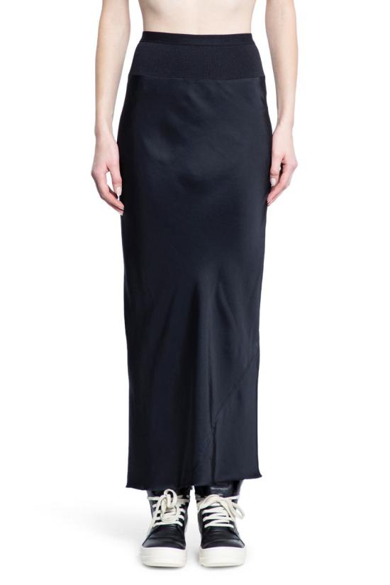 25SS 릭 오웬스 롱 스커트 RP01E7334SCH 09 Black