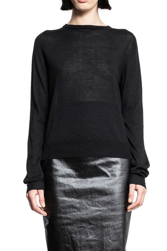 25SS 릭 오웬스 스웨터 RP02D3624M 09 Black - RICK OWENS