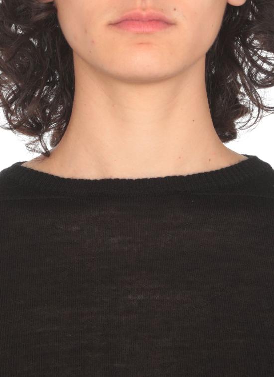 25SS 릭 오웬스 스웨터 RP02D3624M 09 Black - RICK OWENS