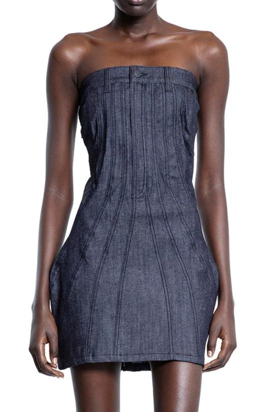 25SS 뮈글러 숏 원피스 25P6RO16162013 RD600 BLUE