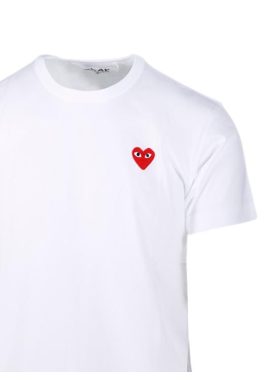 25SS 꼼데가르송 반팔 티셔츠 AXT108 2 WHITE - COMME DES GARCONS