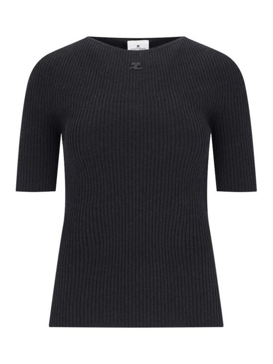  쿠레쥬 반팔 티셔츠 124MPU130FI00499999 Black