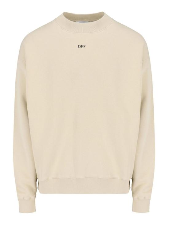  오프화이트 긴팔 티셔츠 OMBA054F24FLE0016110 Beige