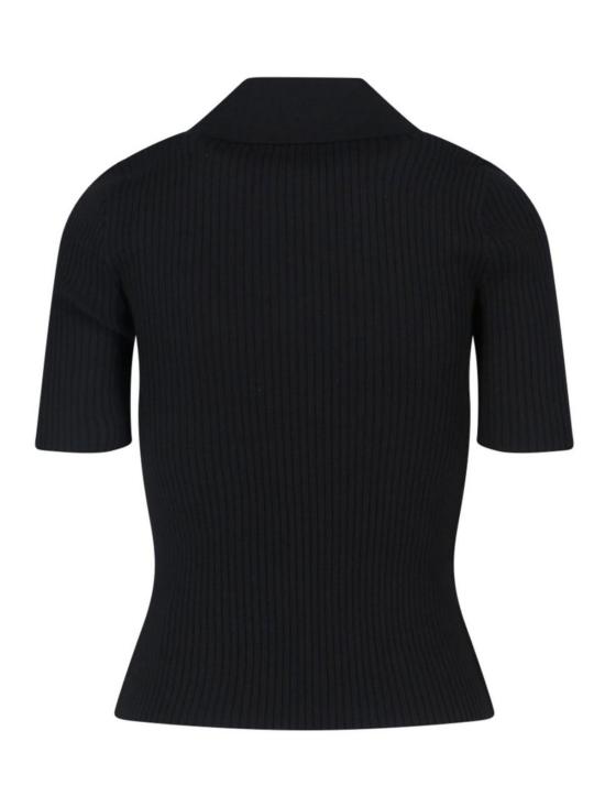 25FW 쿠레쥬 반팔 티셔츠 VESMPO029FI00019999 Black - COURREGES