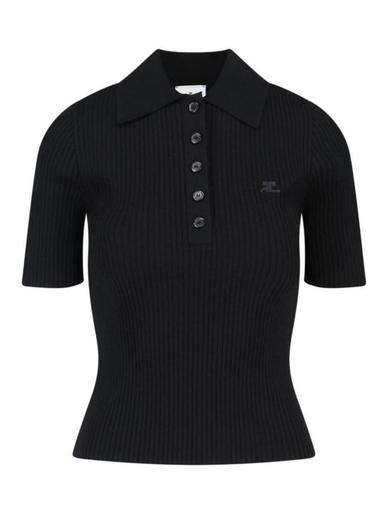 25FW 쿠레쥬 반팔 티셔츠 VESMPO029FI00019999 Black