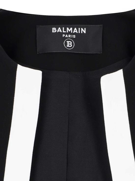 25FW 발망 긴팔 티셔츠 DF1SC195VB00EAB Black - BALMAIN