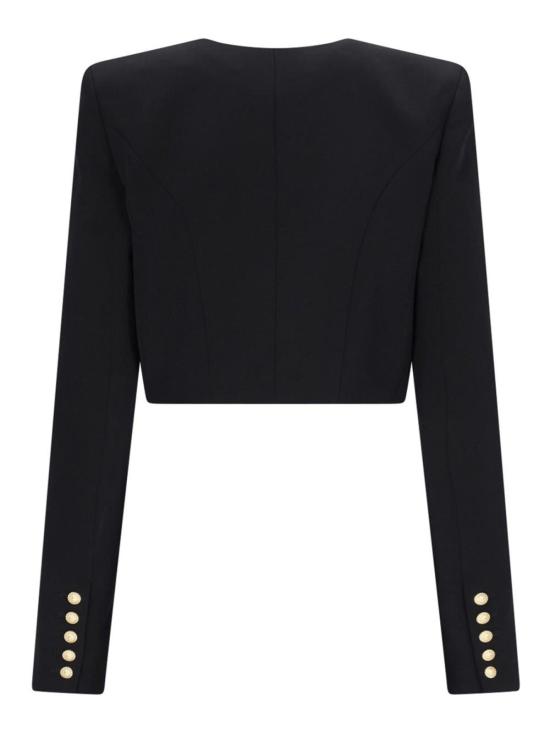 25FW 발망 긴팔 티셔츠 DF1SC195VB00EAB Black - BALMAIN