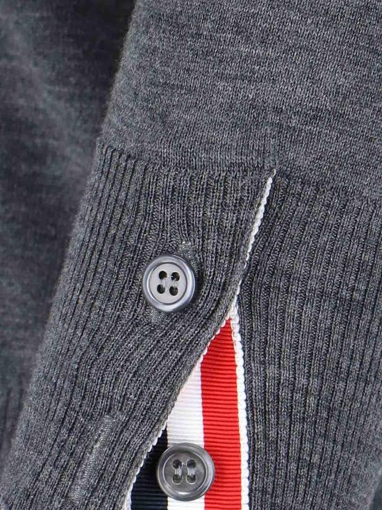 25FW 톰브라운 4바 릴렉스드 스웨터 FKA280AY1014035 Grey - THOM BROWNE