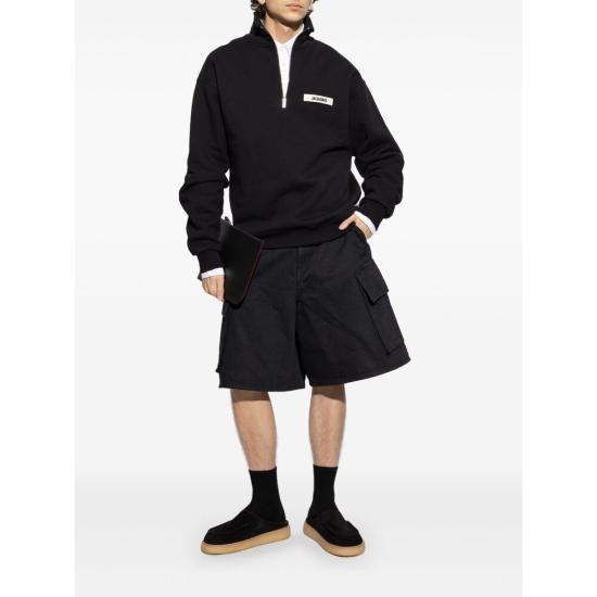 25SS 자크뮈스 긴팔 티셔츠 255JS2832458990 BLACK DOM - JACQUEMUS