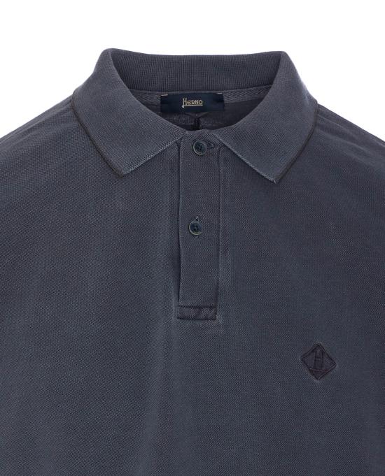 25SS 에르노 폴로 티셔츠 JPL00134U540069200 NAVY DOM - HERNO