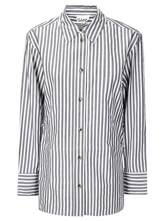 25SS 가니 셔츠 W0096 099 BLACK