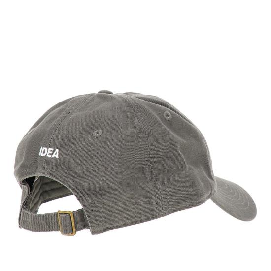  IDEA 액세서리 오가닉 코튼 자수 야구모자 맨 그레이 - OTHER BRANDS