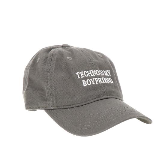  IDEA 액세서리 오가닉 코튼 자수 야구모자 맨 그레이 - OTHER BRANDS