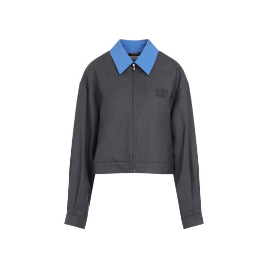 25SS 미우미우 자켓 ML1052SOOO 16E8 F0308 ANTRACITE - MIU MIU