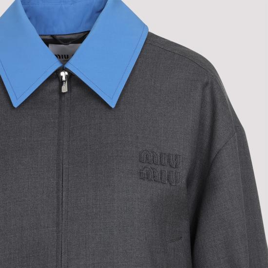 25SS 미우미우 자켓 ML1052SOOO 16E8 F0308 ANTRACITE - MIU MIU