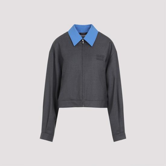 25SS 미우미우 자켓 ML1052SOOO 16E8 F0308 ANTRACITE - MIU MIU