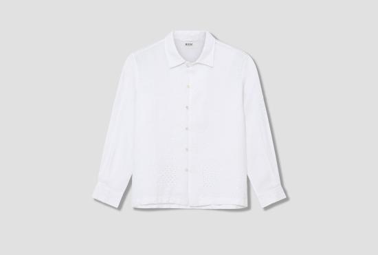 25SS 보디 긴팔 셔츠 벨부아  MRS25SH039 화이트