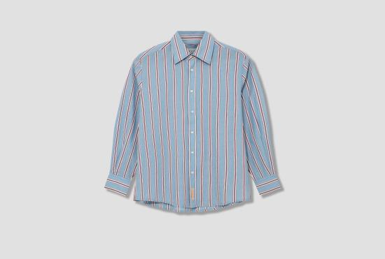 25SS 보디 긴팔 셔츠 레가타 스트라이프  MRS25SH026 블루