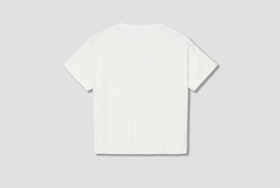 25SS 보디 반팔 티셔츠 리버시블 크레스트 티셔츠 MRS25CS059 오프 화이트 - BODE