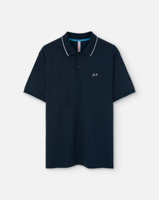 25SS 썬 68 폴로 티셔츠 A35110 07 Blue