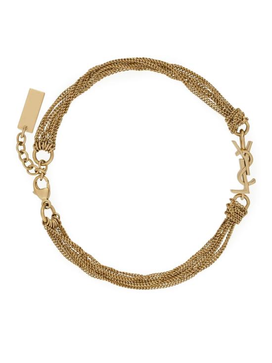 25SS 생로랑 팔찌 804330Y15008030 DORE Metallic - SAINT LAURENT