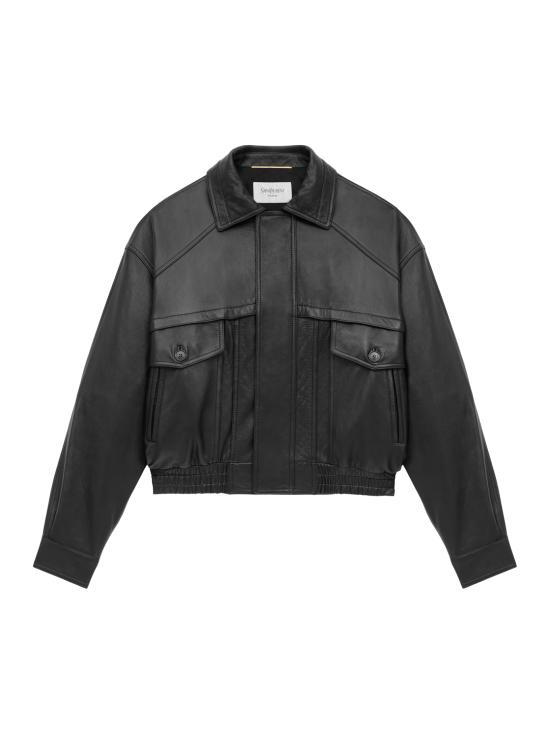 25SS 생로랑 자켓 827459YCQT21000 NOIR Black